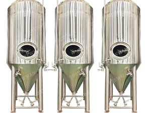 cuves de fermentation commerciales d'équipement de bière de l'acier inoxydable 3500l 